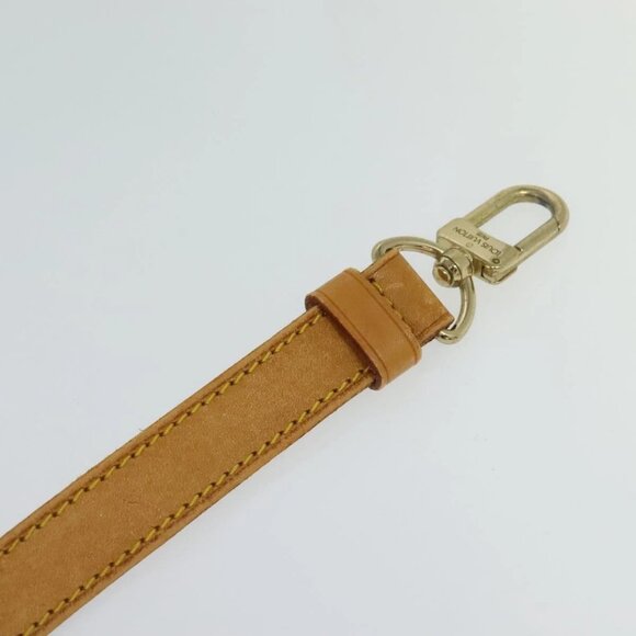 LOUIS VUITTON Adjustable Shoulder Strap Leather 36.6""-43.7"" Beige Auth 112950 - Picture 7 of 16